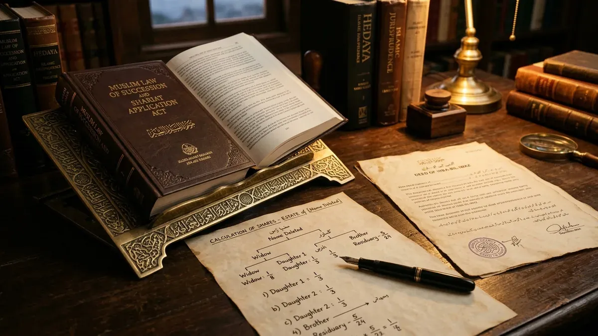 Muslim Law of Succession in India: Inheritance Shares, 1/3rd Wasiyat Limit & Hiba (Oral Gift) Rules - Urban Rights Legal