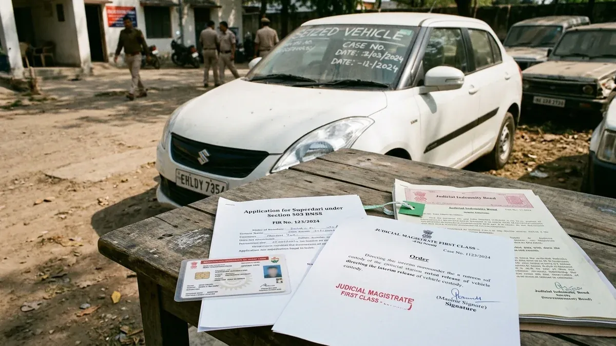 Superdari Vehicle Release: Sec 503 BNSS - Urban Rights Legal